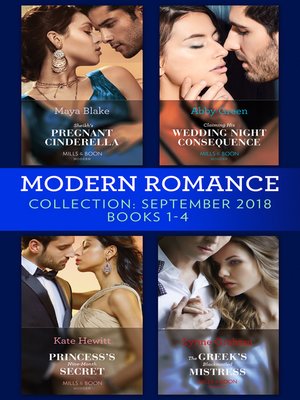 cover image of Modern Romance September 2018 Books 1-4